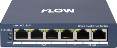 i-Flow F-SW-EM606POE-VM Сетевой POE коммутатор для видеонаблюдения